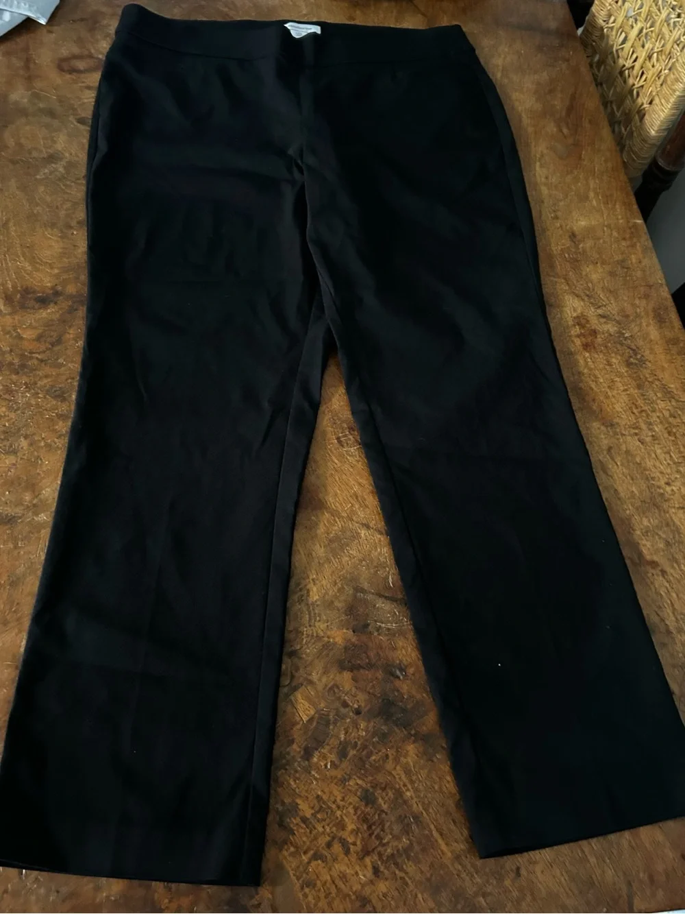Liz Claiborne Lisa Women’s Black Pants Size 16P Very Good Condition - Picture 1 of 6